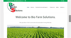 Desktop Screenshot of biofarmsolutions.com